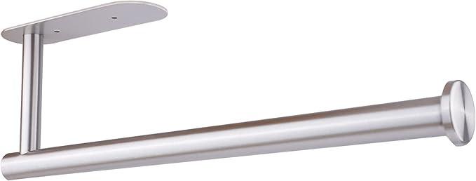 Paper Towel Holder Under Cabinet Mount Self Adhesive Kitchen Countertop Wall Mount Paper Towel Ho... | Amazon (US)