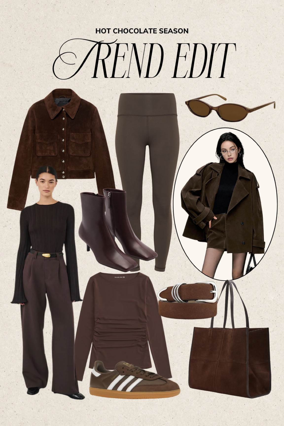 Trend Alert 〰️ Chocolate Brown 🤎 

winter outfit, winter outfits, winter style, winter 2025, winter basics, winter staples, winter basic, winter closet essentials, winter closet staples, closet basics, ankle boots, winter boots, brown boots, adidas samba, adidas sneakers, suede bag, suede tote

#LTKShoeCrush #LTKSeasonal #LTKStyleTip

#LTKSeasonal #LTKShoeCrush #LTKStyleTip