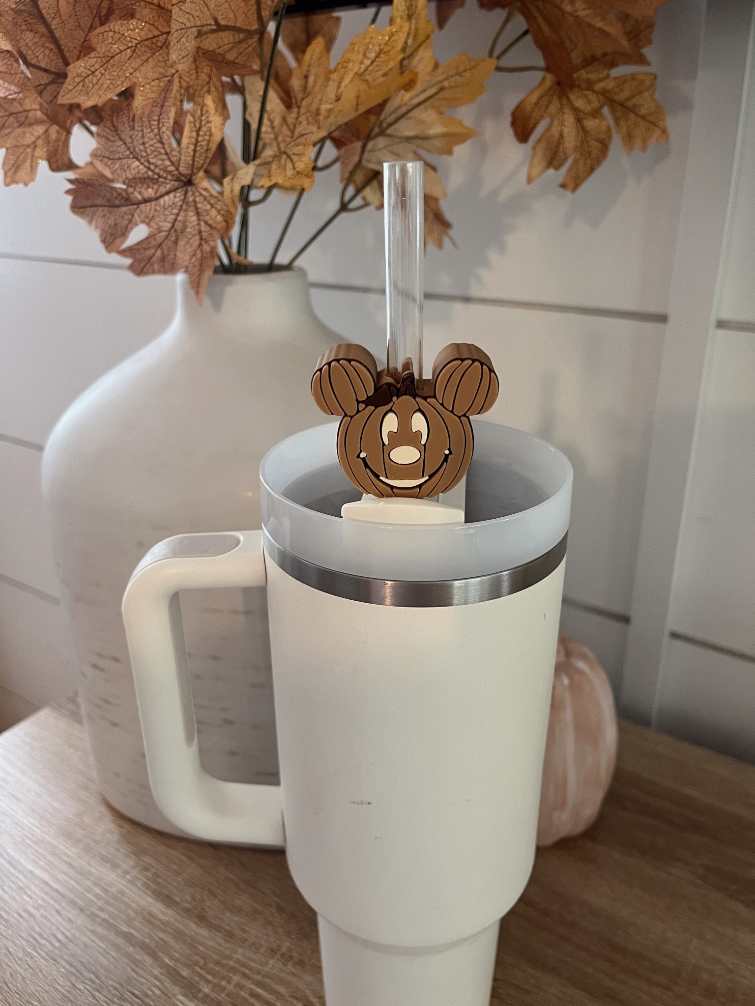 mickey pumpkin Stanley straw topper 🎃 #mickeyhalloween #mickeypumpkin 


#LTKSeasonal