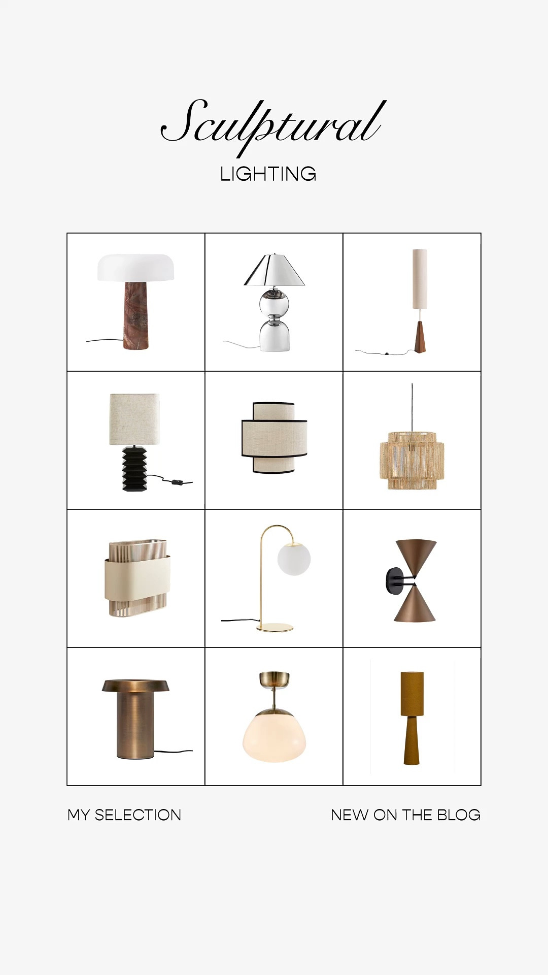 SCULPTURAL LIGHTING

Publicité  

#LTKfrance #LTKeurope #LTKspring