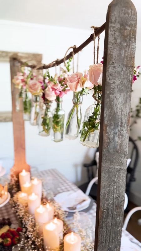 🌸MOTHER’S DAY BRUNCH🌸

Sharing a simple Mother’s Day Brunch Tablescape for all the busy mama’s out there! With just a few store bought items and this amazing Bottle Glass Garland from @antiquefarmhouse this tablescape came together in no time!! The centerpiece is such a statement piece and can be used in so many ways! 

#cottagesandbungalows #southernlivingmag #americanfarmhouse #cottagestyle #countrylivingmag #betterhomesandgardens #mybhg #returninggracedesigns  #americanfarmhousestyle
#vintagefarmhouse #vintagestyle #viralreels #fixerupperstyle #cottagestyle 
#targetstyle #ourwellseasonedhome #studiomcgee #magnolianetwork #neutraldecor #countrysamplerfarmhousestyle #countrysamplermagazine #fleamarketdecor #springdecorating #springrefresh #springdiningroom #springnapkins #springtablescape #afh #myafh

#LTKSeasonal #LTKhome