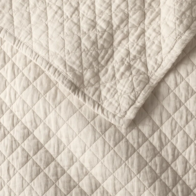 RE/FINE™ Jeffen Linen Blend Quilt & Reviews | Wayfair | Wayfair North America