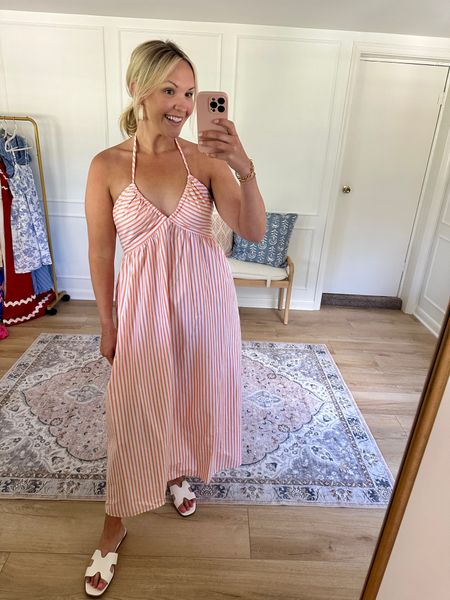 Great summer dress and would be perfect for everyday or vacation! I’m wearing a med. summer dress / sandals 

#LTKSeasonal #LTKStyleTip #LTKMidsize