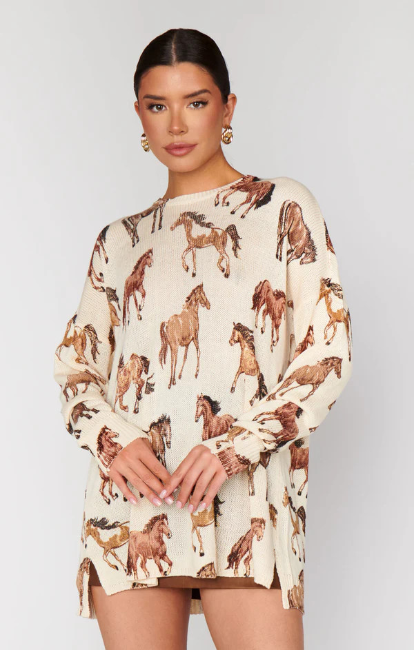 Bonfire Sweater ~ Wild Horses Knit | Show Me Your Mumu