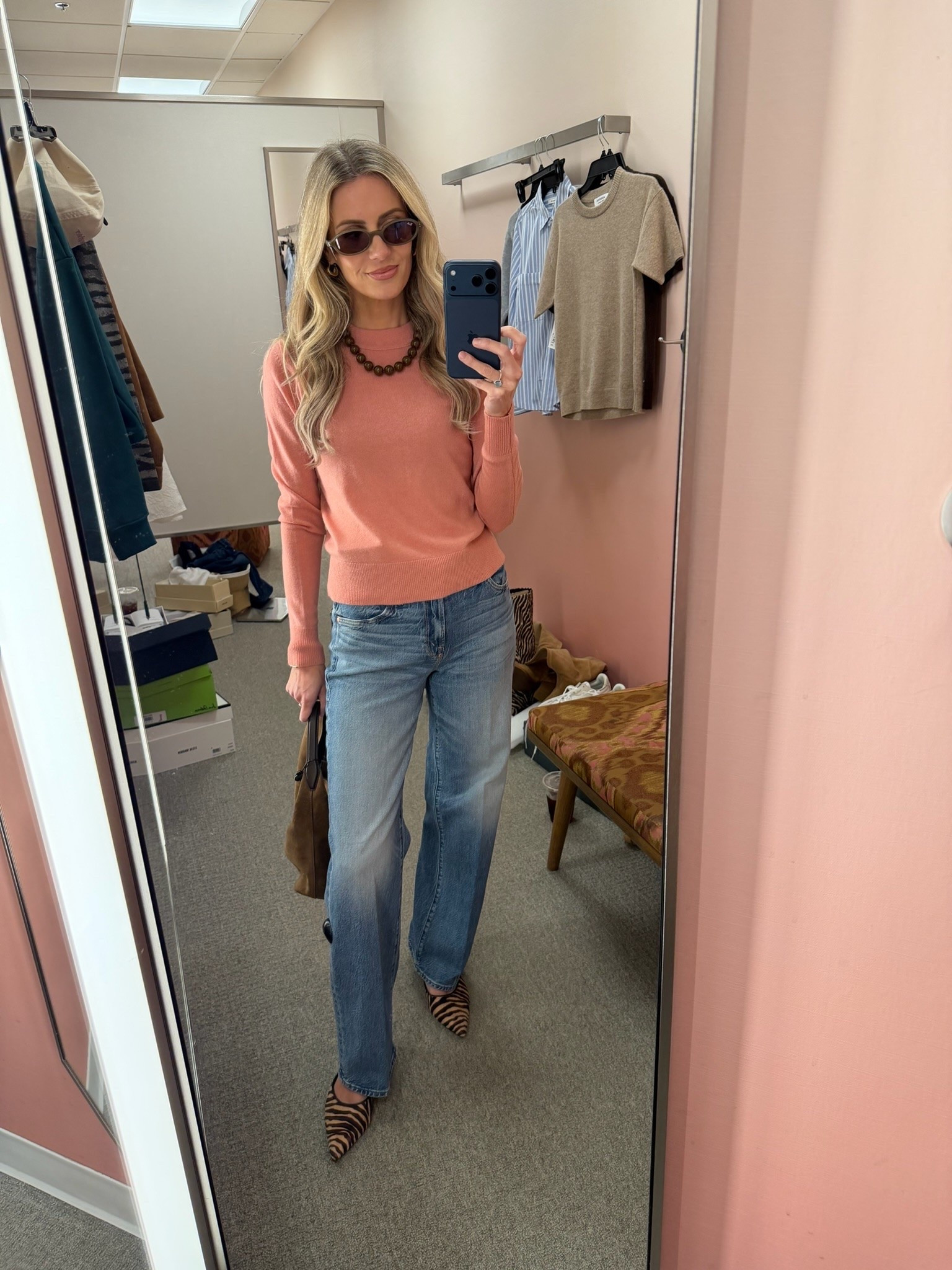 This soft coral sweater adds the prettiest pop of color for late summer and early fall. The zebra flats make the outfit feel fun while still being easy to wear every day. Both are great Nordstrom Anniversary Sale picks if you’re refreshing your fall wardrobe.

#LTKootd #LTKSeasonal #LTKSaleAlert
