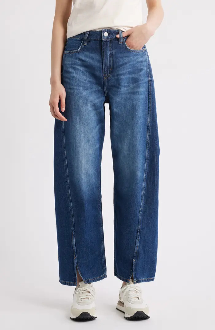 BOSS Orange Split Hem Balloon Leg Jeans | Nordstrom | Nordstrom