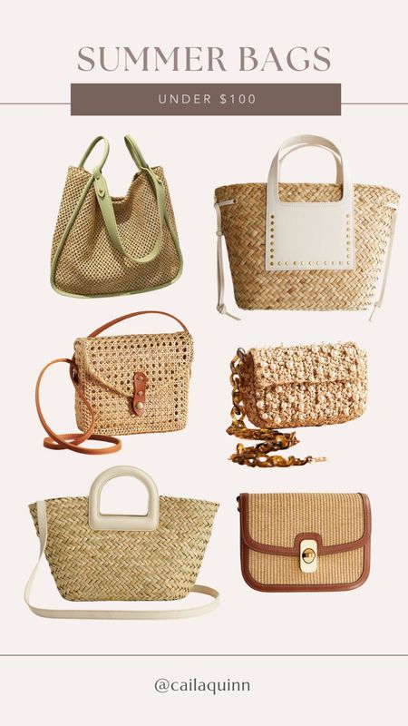 Summer bags under $100

Summer style ~ seasonal ~ accessories 

#LTKGiftGuide #LTKSeasonal #LTKStyleTip