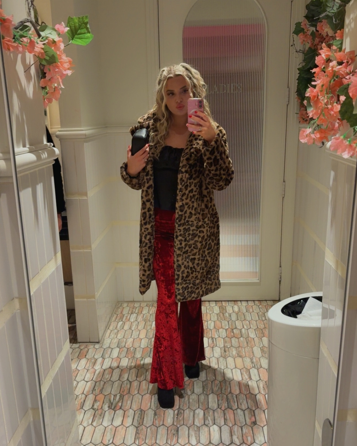 Leopard coat supremacy 🐆✨
Velvet pants, a lace cami, and my favorite statement coat = instant main character energy. This is your sign to mix textures, turn heads, and wear the outfit that makes you feel that girl. Linked everything I can 🤍

#LTKMidsize #LTKValentine #LTKootd