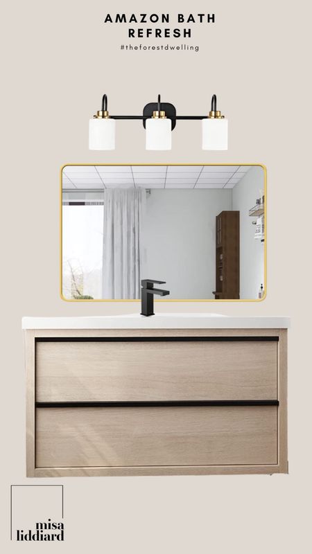 I love the look of this floating vanity from Amazon. Hope you find inspiration from these items. 

#LTKhome #LTKFind