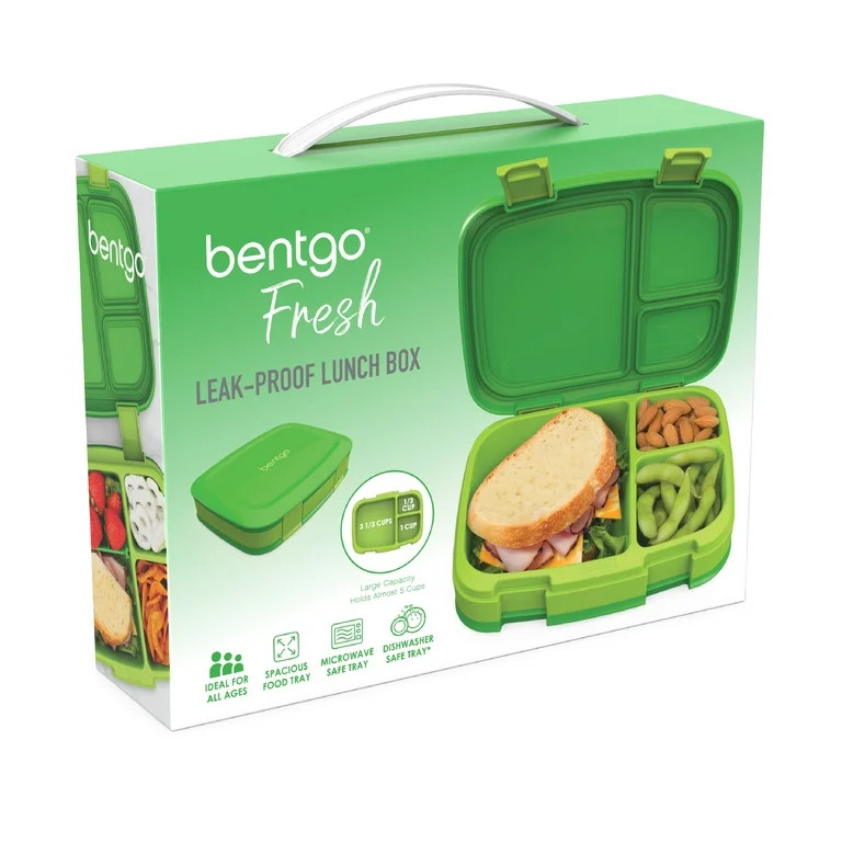Bentgo Fresh Leak-Proof Lunch Box, Green | Walmart (US)