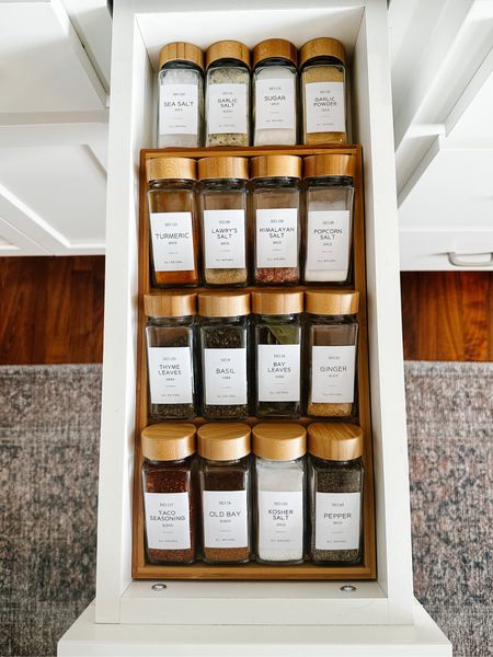 Spice cabinet favorites! I found the perfect fitting tiered organizer and the most beautiful and functional spice holders all from Amazon. 


#LTKhome #LTKFind #LTKunder50