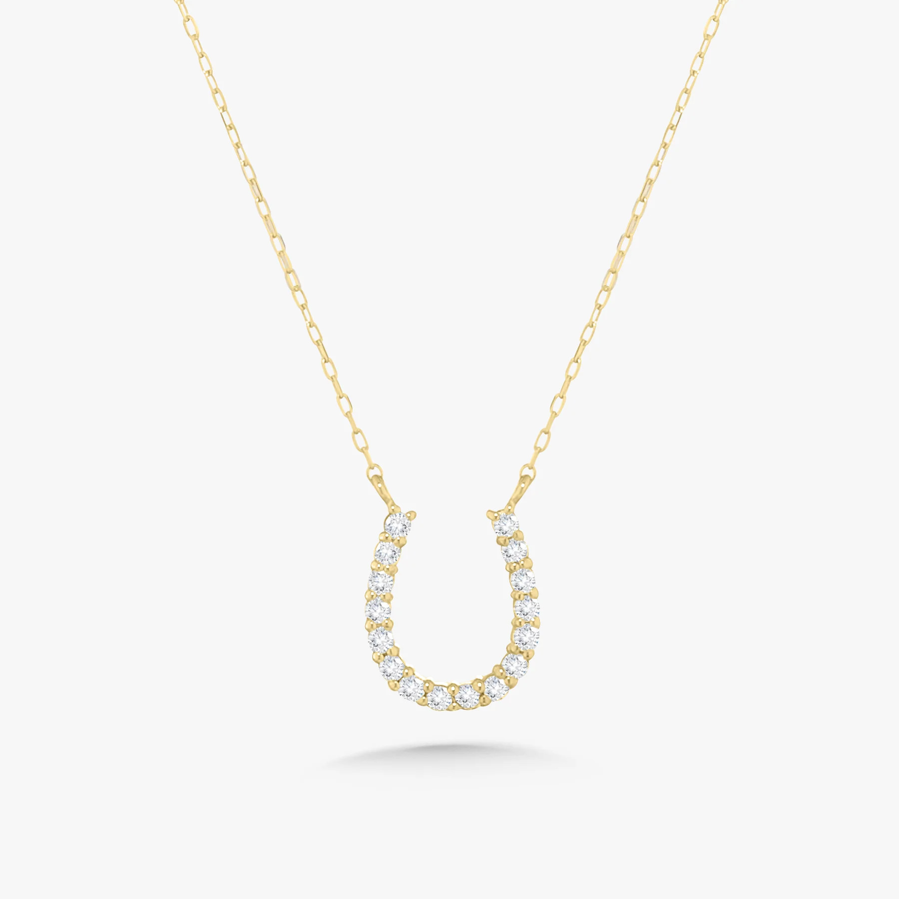 Filly Diamond Horseshoe Necklace | RW Fine Jewelry