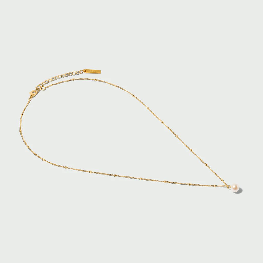 LUXE Pearl Satellite Necklace | Orelia