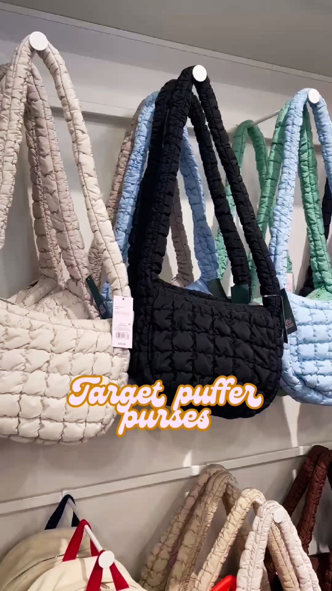 Puffer purses at Target for only $20. So cute and trendy! 

#LTKItBag #LTKTravel #LTKFindsUnder50