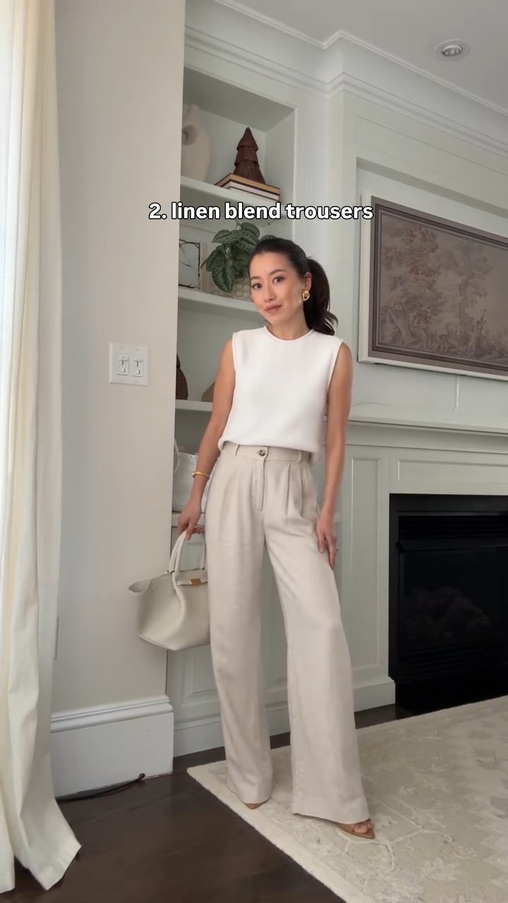 Abercrombie code is back! AFJEAN for extra 15% off their sale

Outfit 1:
• hopefully petites will restock soon: Bra-Free Dress size XXS petite. 100% cotton, shapely bodice, adjustable straps, stretch panels on both sides, and pockets. has light removable padding and the cut suits smaller chests

Outfit 2: 
• Sloane trousers in their new soft linen blend fabric, these are lined. Wearing a 24 Short, runs a little long and require heels on me (I’m 5ft, wearing 3” heels). Stretch back 

• sweater shell top xxs, 100% cotton

Outfit 3:
• High rise 90s relaxed jeans 24 Extra Short 
• Sweater XXS - relaxed fit, sleeves long on me 

Outfit 4:
• Smocked drop waist maxi dress xxs petite - also part of their bra-free line 
• Western belt xxs/xs

