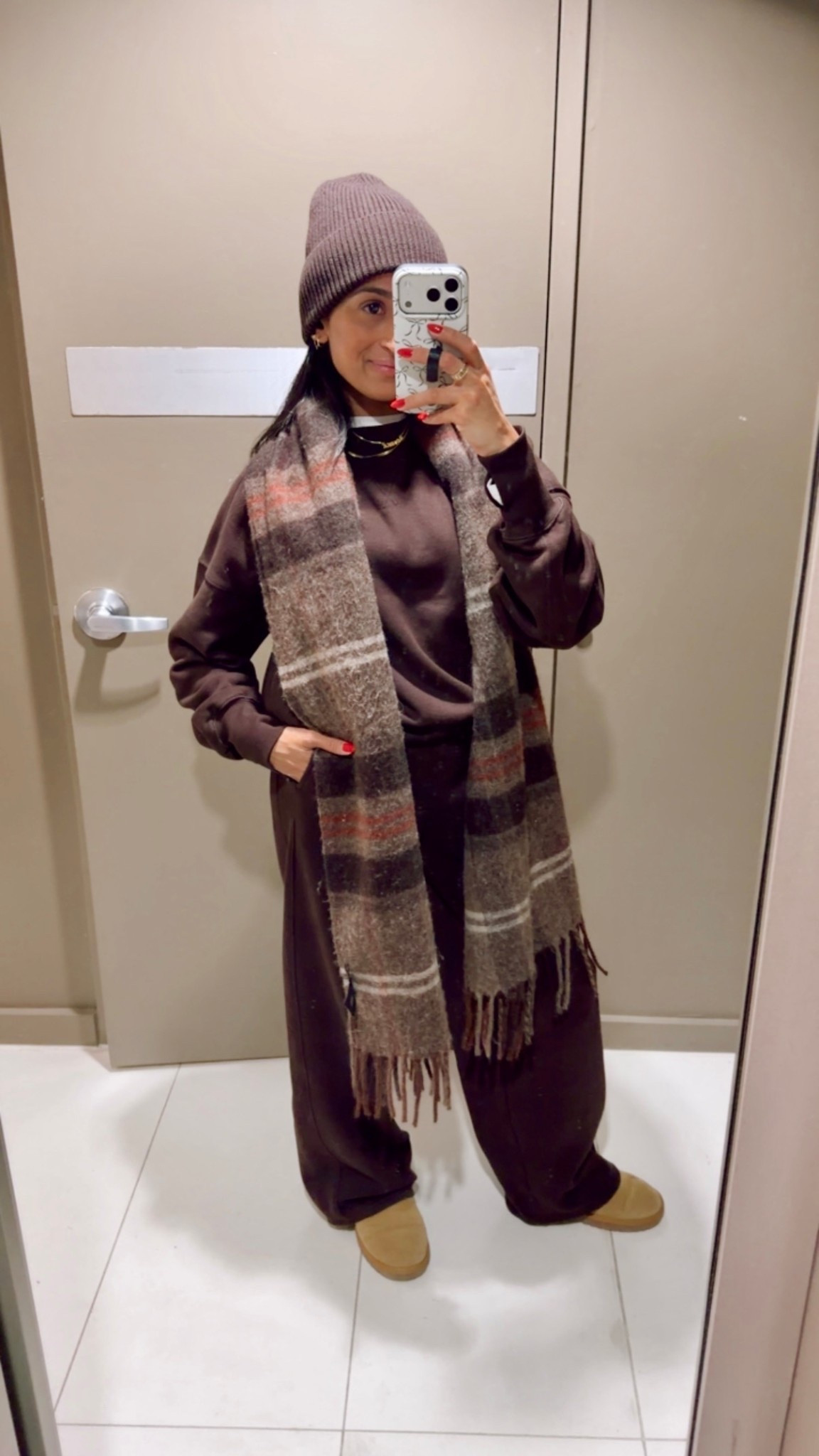 Chocolate brown lounge set
Travel outfit
NYC winter outfits 


#LTKTravel #LTKSaleAlert #LTKFindsUnder50