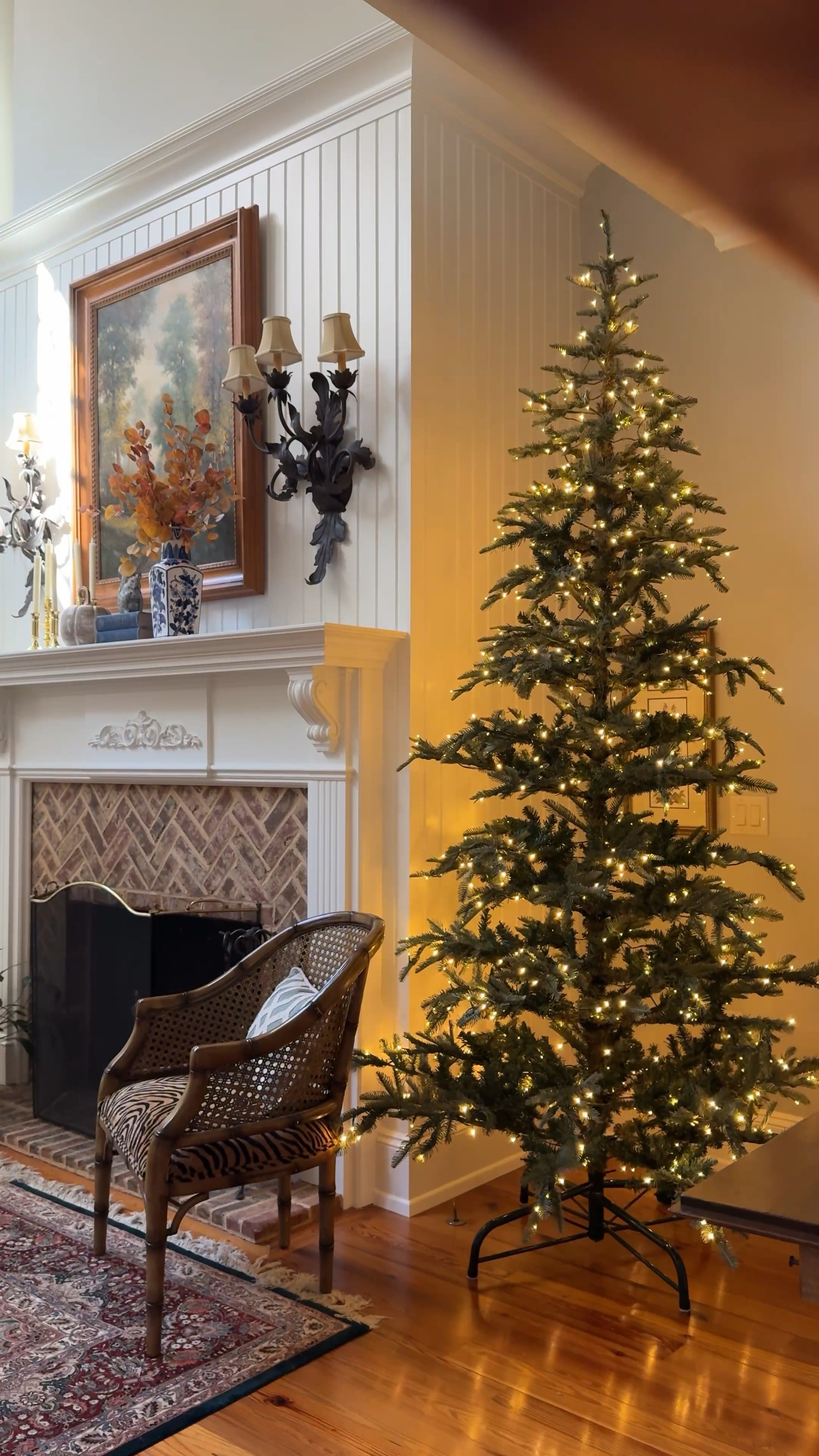 Yes, I did it! I’ve had this King of Christmas tree for several months and have been itching to put it up! I can’t tell you how excited Bentley was to help. He loves Christmas and I swear he knows what this means. He and our kitty love to snuggle under the trees. If you are looking for a minimalist tree with space for ornaments, this is the one for you!
 
Here are the details on this gorgeous 9' King Noble Fir Artificial Christmas Tree with 700 Warm White LED Lights. It comes in various sizes with or without lights. This tree was up in a flash with minimal fluffing. My tree has 4 hinged sections. As soon as you connect one base to the next it lights up like the star it is with the power pole. It has an on/off pedal as well as a remote to control the various light options.
 
#artificialtree #christmastree #kingofchristmas #christmasdecor

 

#LTKSeasonal #LTKHoliday #LTKhome