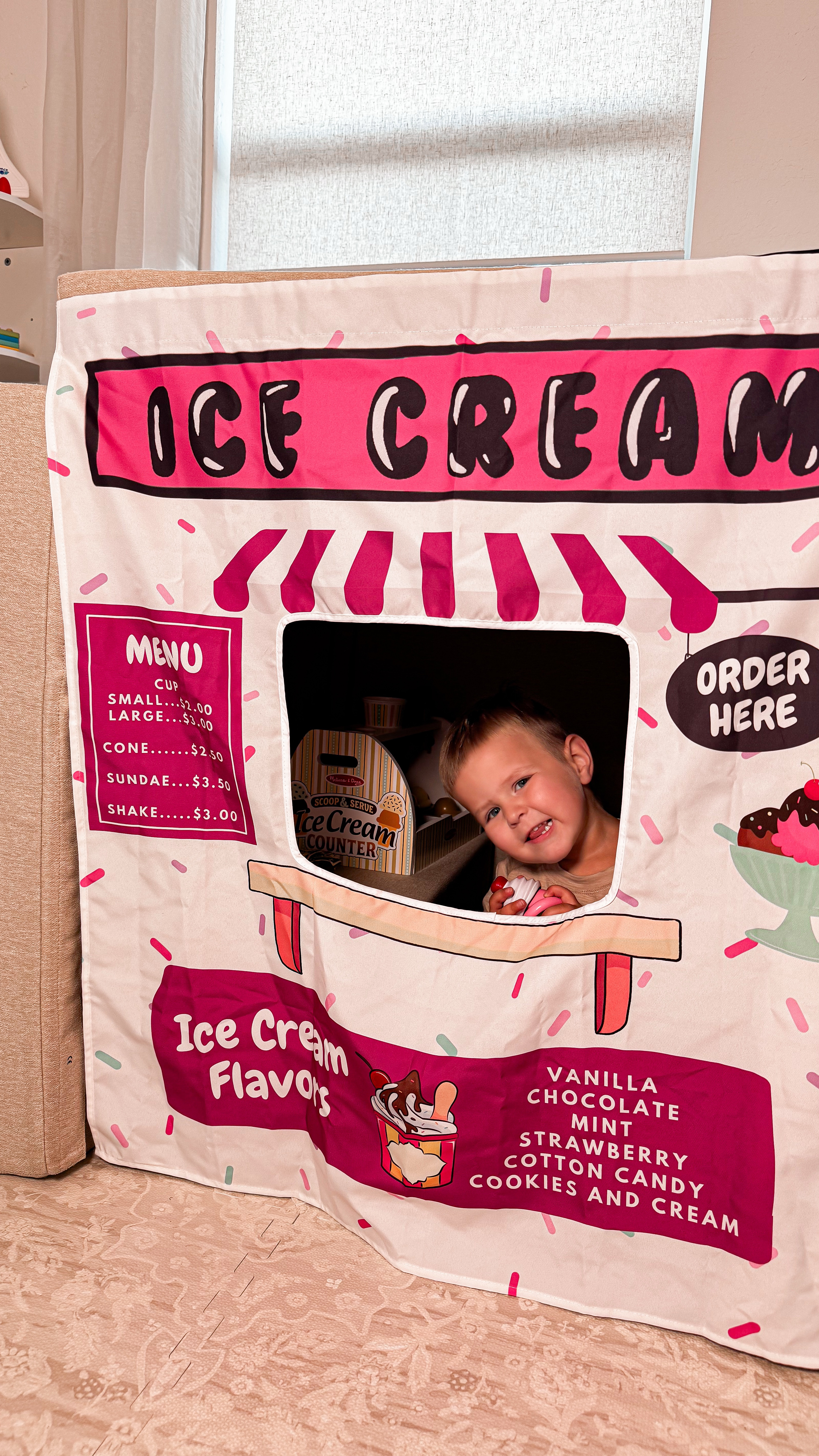 Ice cream play shop! Even if you don’t have a couch they have the option for other style! 

#LTKBaby #LTKFamily #LTKKids