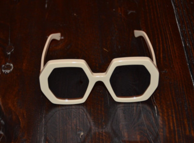 HOLLYWOOD FOREVER GUCCI IVORY GEO DOUBLE G ITALIAN GEOMETRIC SUNGLASSES GG0772S | eBay | eBay US