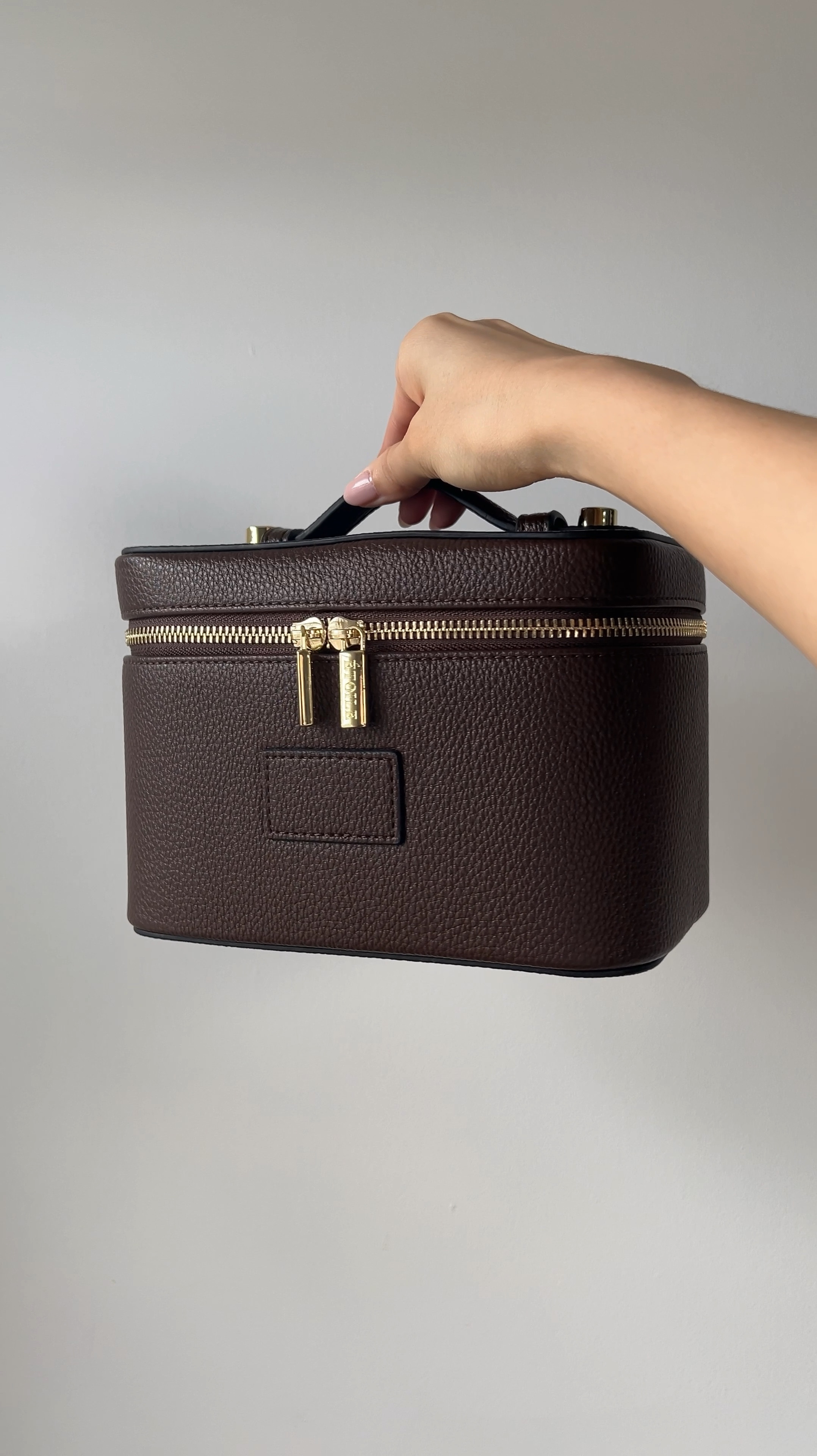 Etoile mini travel vanity in espresso 