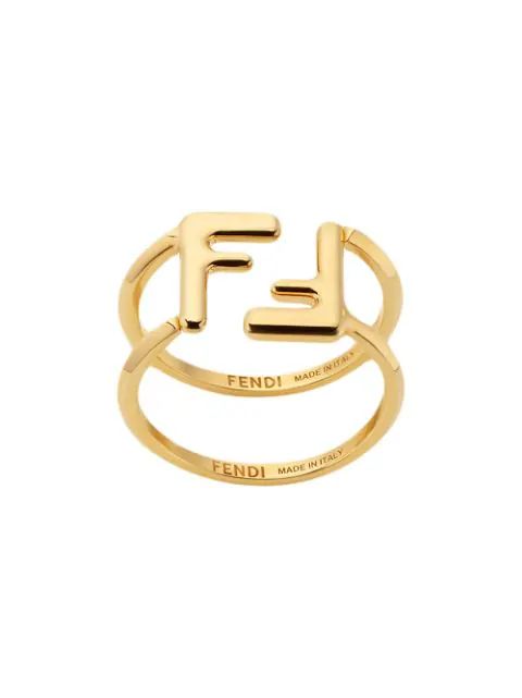 Fendi Maxi Logo Ring - Farfetch | Farfetch (UK)