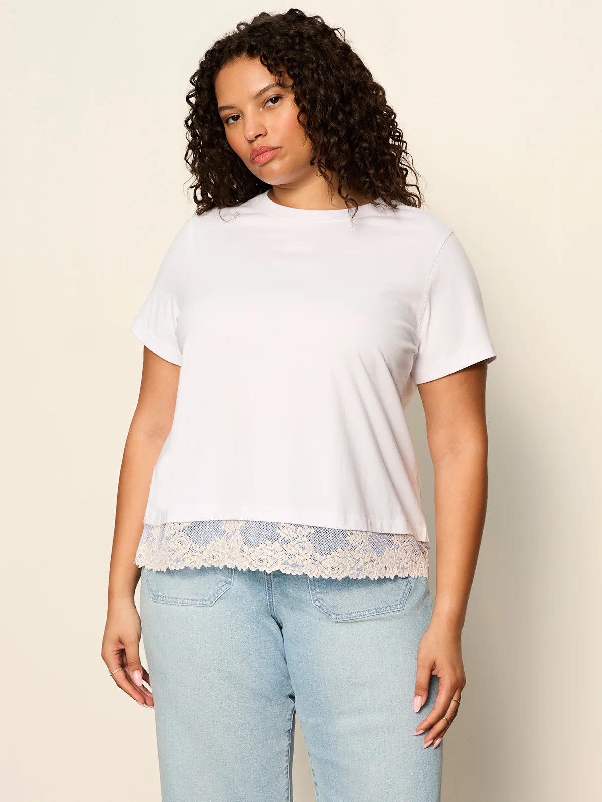 CAMI REMIX TEE WHITE | Sanctuary Clothing