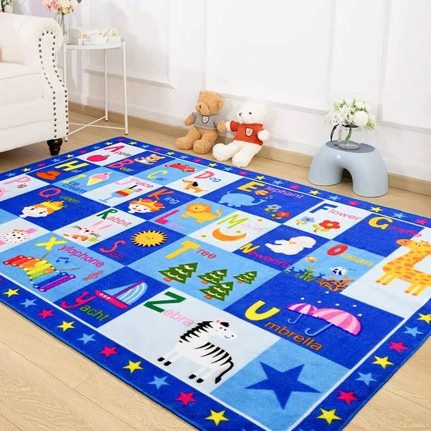 Lochas Kids Carpet Play Mat Educational Learning Rugs for Playing Children Area Rugs for Bedroom ... | Walmart (US)