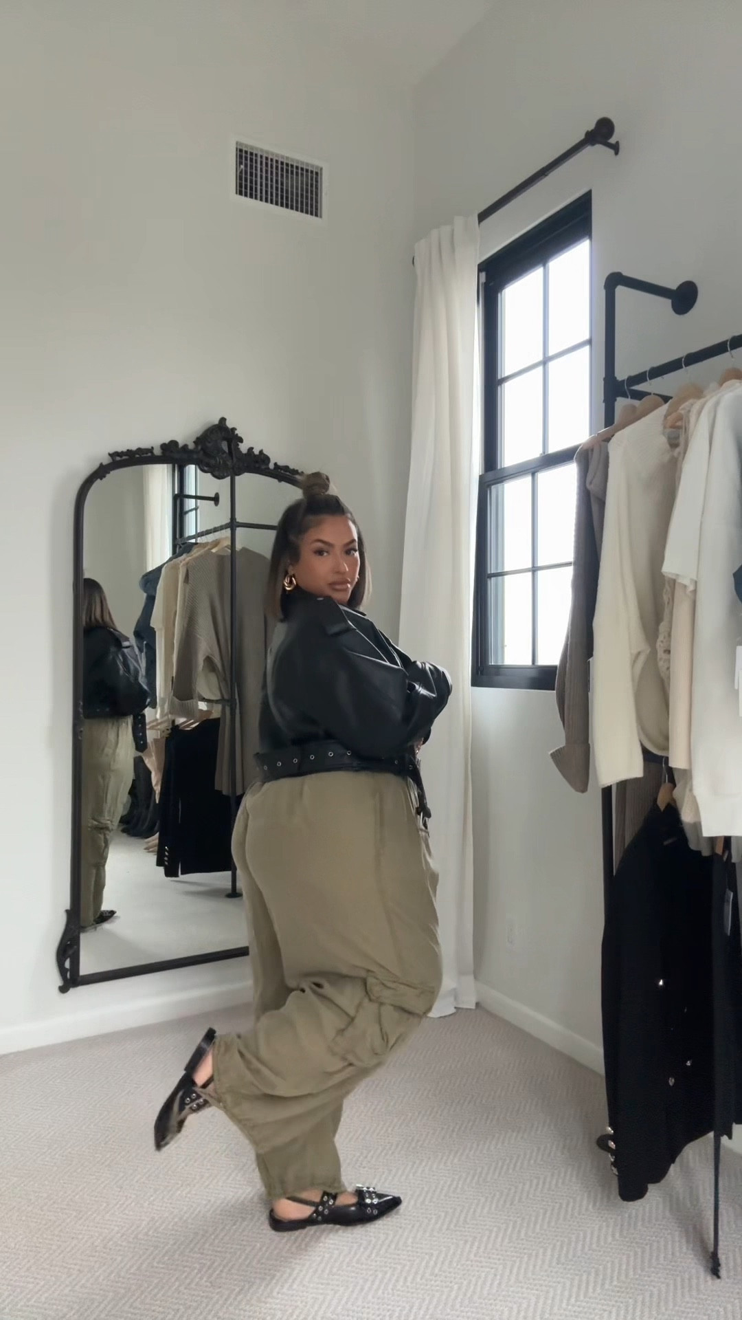 Wearing a size XL in the pants, bodysuit, and jacket! Jacket is from Zara I linked similar options below. 

#LTKMostLoved #LTKstyletip #LTKfindsunder100