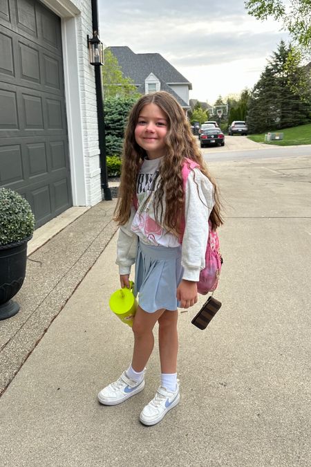 Last few months of school! Perfect spring transition outfit! 

Tennis skirt 
Spring outfit 
Summer outfit 


#LTKkids #LTKfamily #LTKstyletip