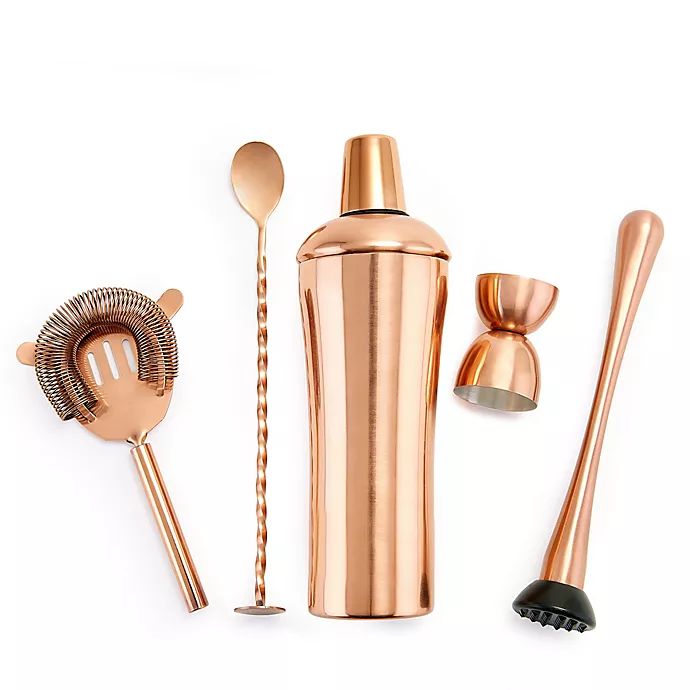 Old Dutch International DuraCopper® 5-Piece Cocktail Shaker Set | Bed Bath & Beyond