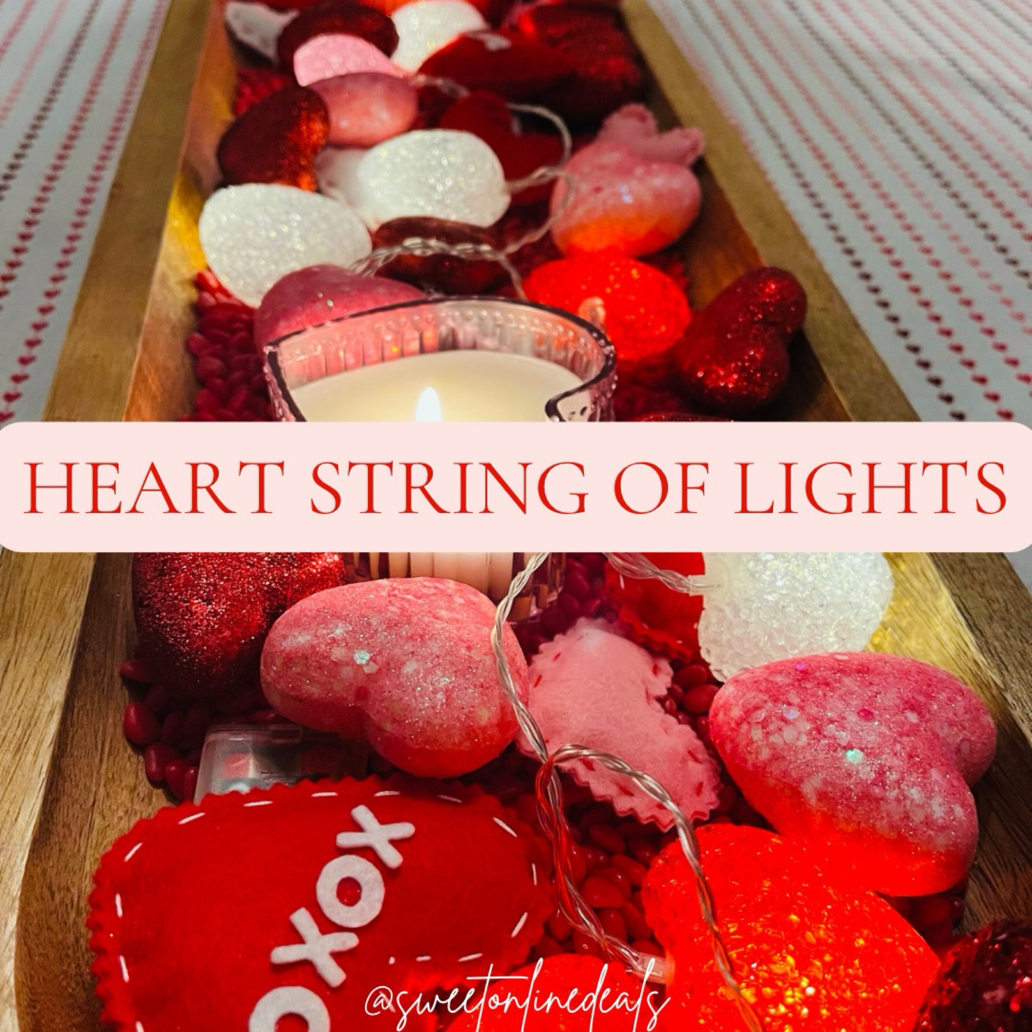 Romantic red, white and pink heart battery operated string lights ❤️🤍💘

#LTKSeasonal #LTKMostLoved #LTKhome