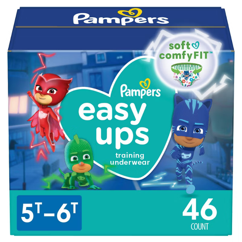 Pampers Easy Ups Boys' PJ Masks Training Underwear - (Select Size and Count) | Target