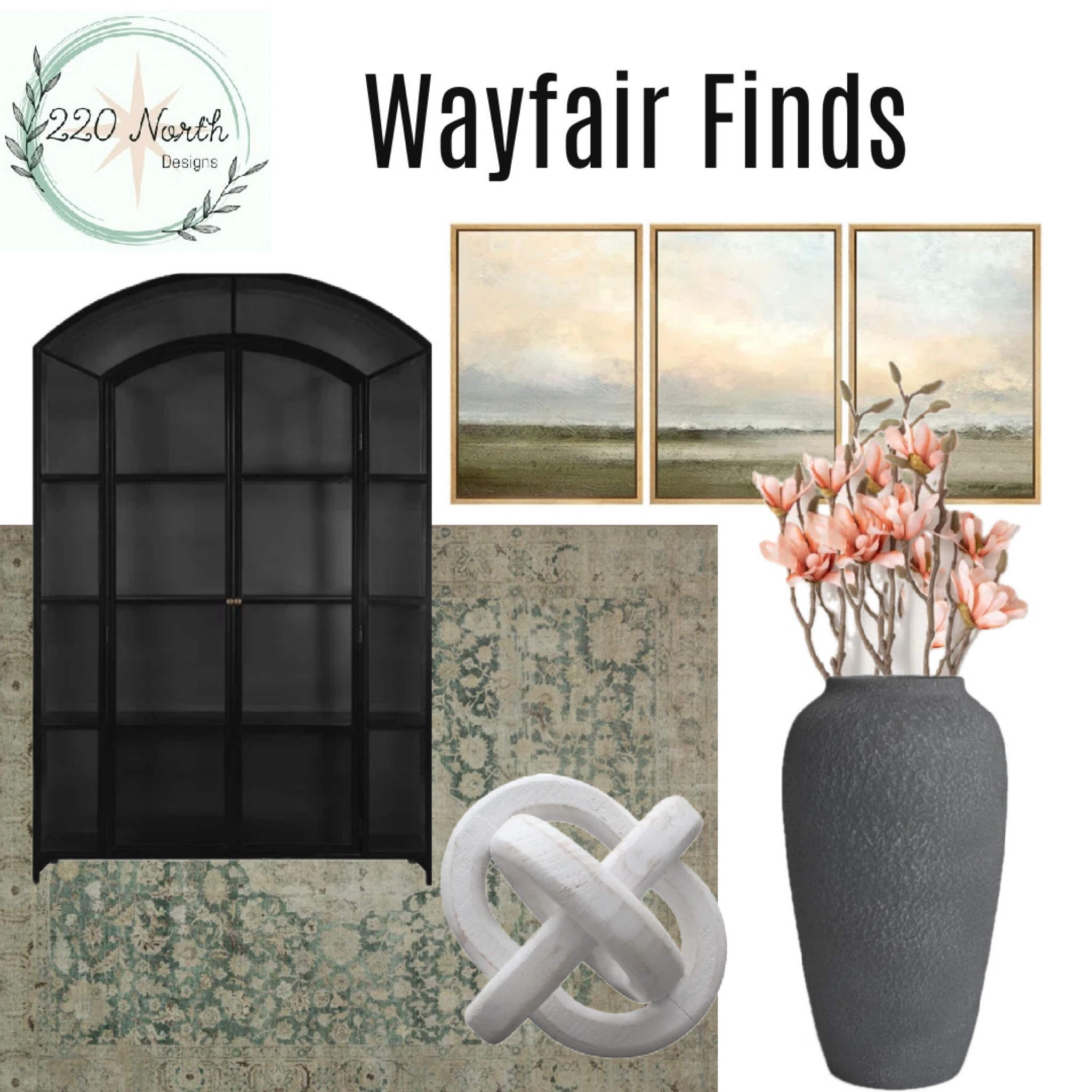 Gorgeous glass cabinet and more stunning home accents from Wayfair 

Home decor, home furnishings, wall art, cabinets, dining room furniture, glass cabinet, vase, magnolias, area rug, moody home finds, moody decor, Wayfair finds 

#LTKStyleTip #LTKHome
