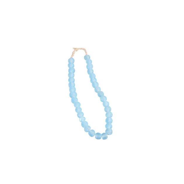 Vintage Sea Glass Beads in Aqua Blue | Cailini Coastal