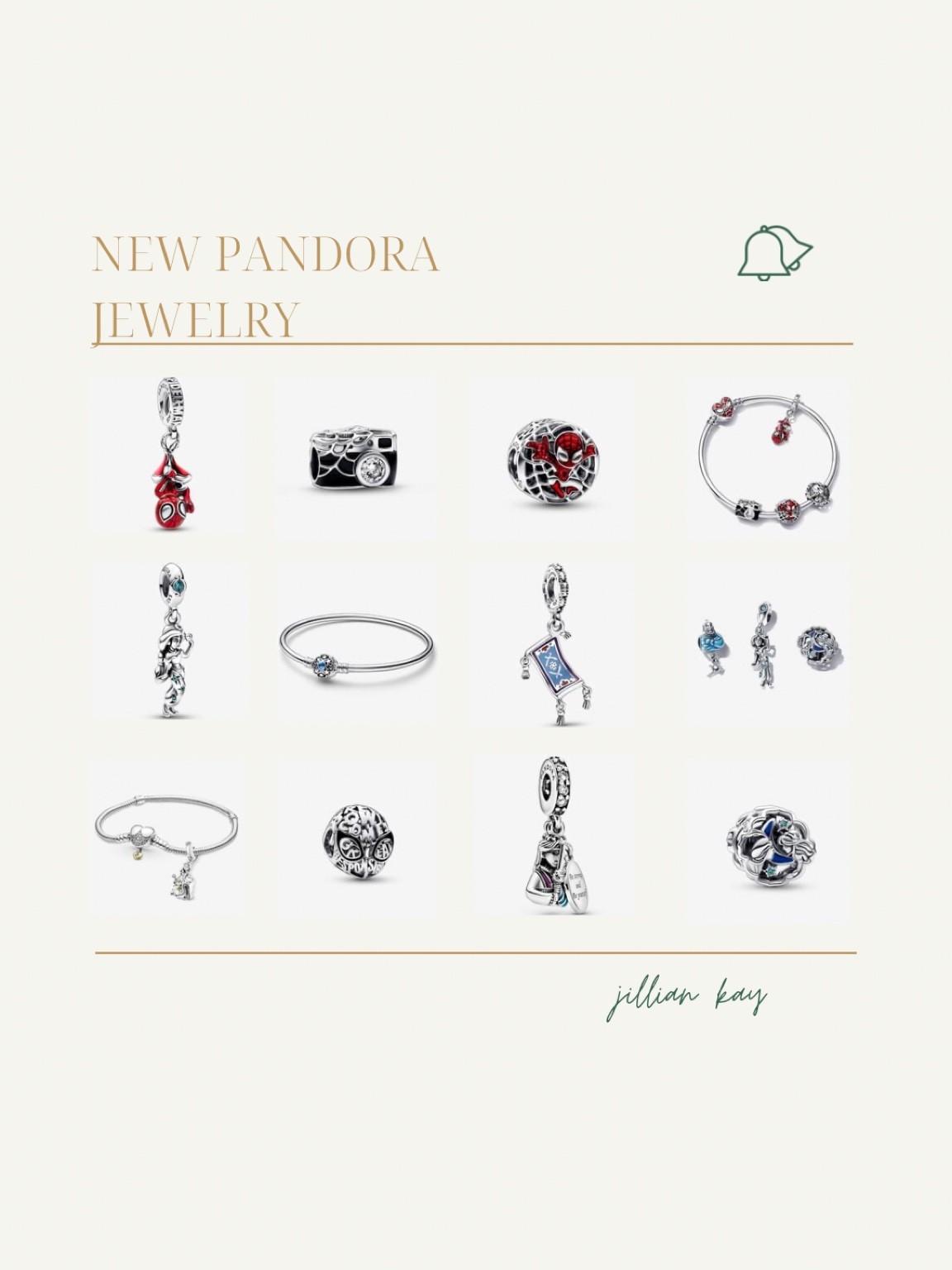 New Spider-Man, Princess Jasmine and Princess Belle Pandora Charms 💍 I also found a pretty Mulan charm that’s on sale! 

Ig: @jkyinthesky & @jillianybarra

#disneystyle #marvelstyle #spiderman #princessjasmine #beautyandthebeast #pandoracharms #pandorajewelry #disneyblogger 

#LTKfamily #LTKstyletip #LTKsalealert