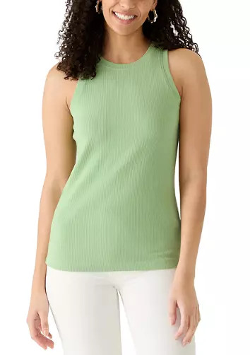 Women's Sleeveless Ribbed Tank Top | Belk