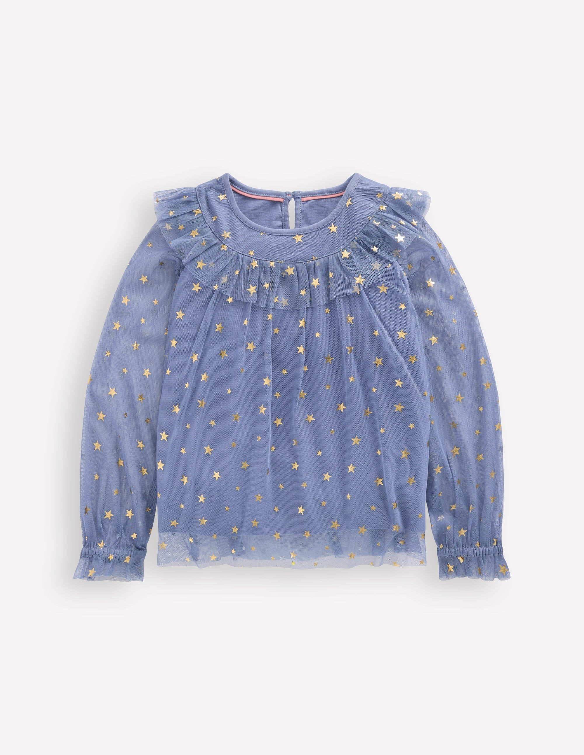 Tulle Party Top-Stormbolt Blue Stars | Boden (US)