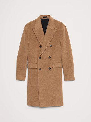 Camel-Wool-Cashmere Topcoat | Banana Republic (US)