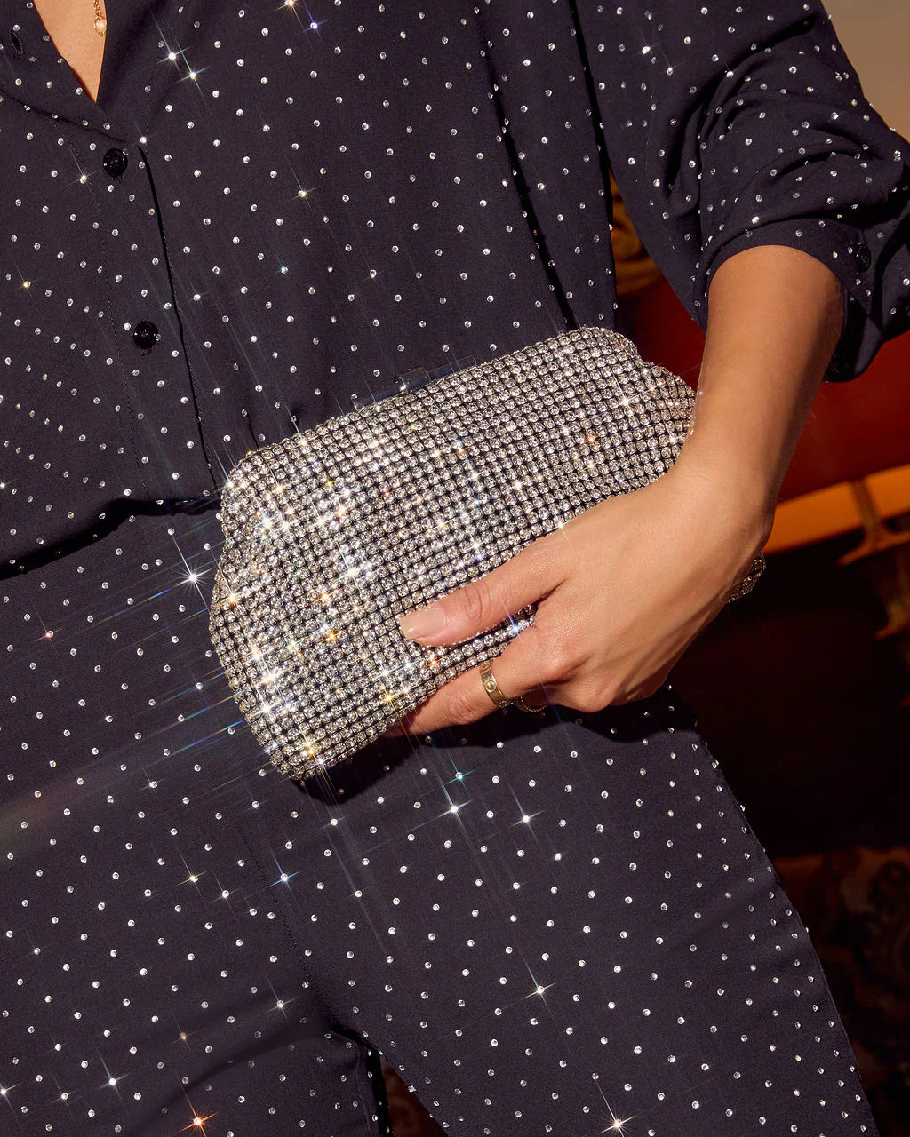 First Toast Embellished Clutch | VICI