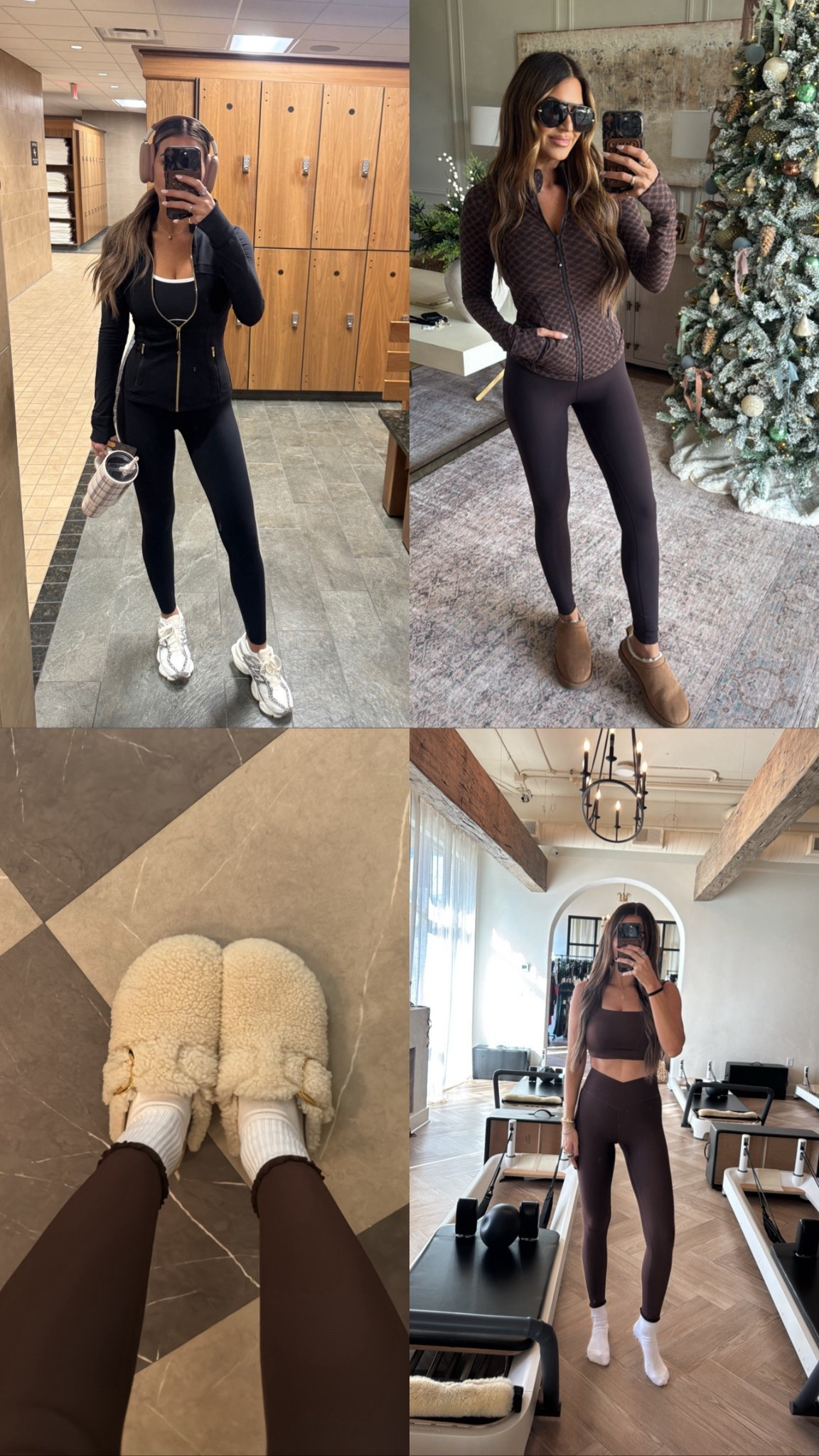 Favorite workout wear 🫶🏻 Size 4 jackets, small or 4 leggings and size small sports bra 

#LTKfitnessgoals #LTKgrwm