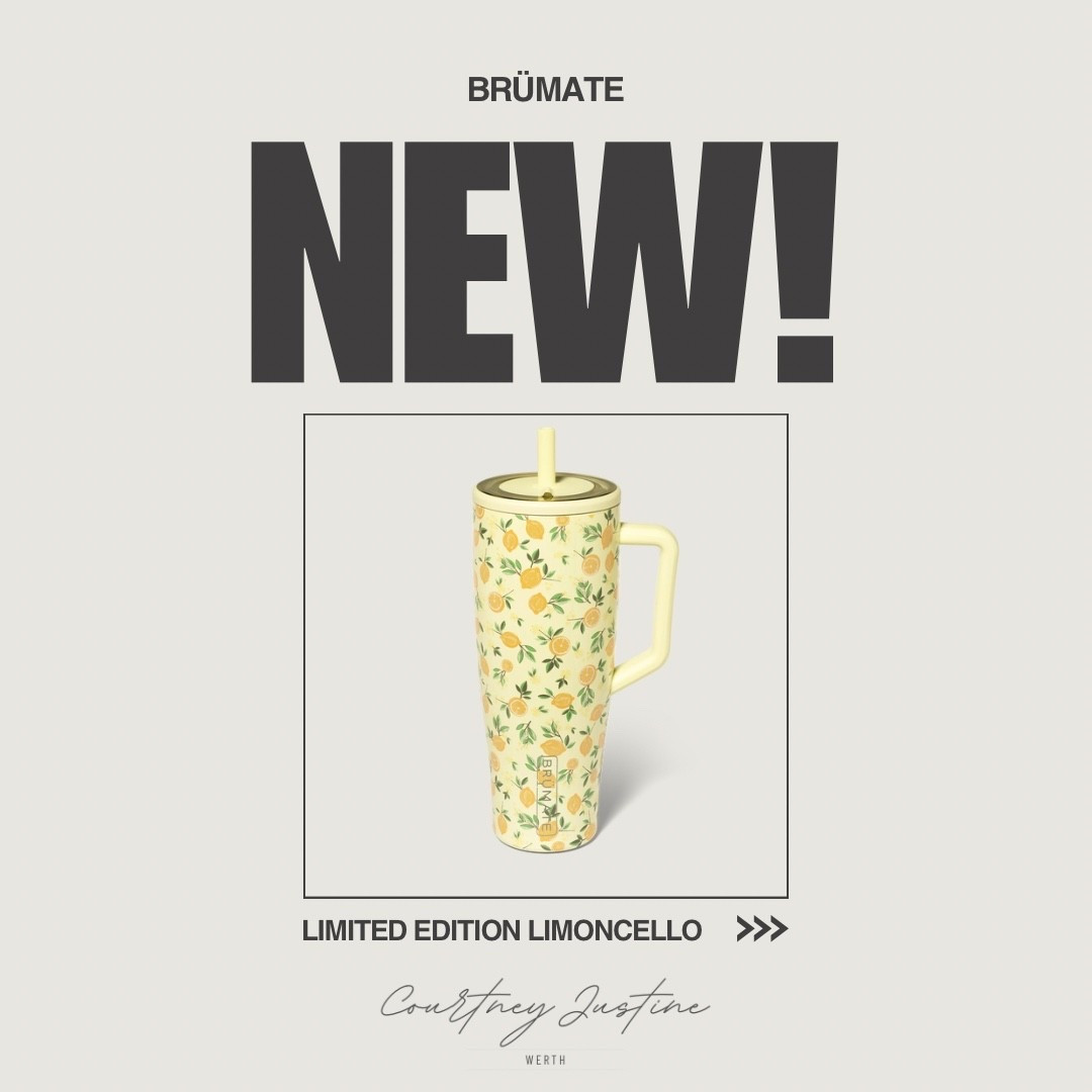 New Limited Edition Limoncello Print BrüMate!!! Lemon Tumbler

#LTKStyleTip #LTKSaleAlert #LTKActive