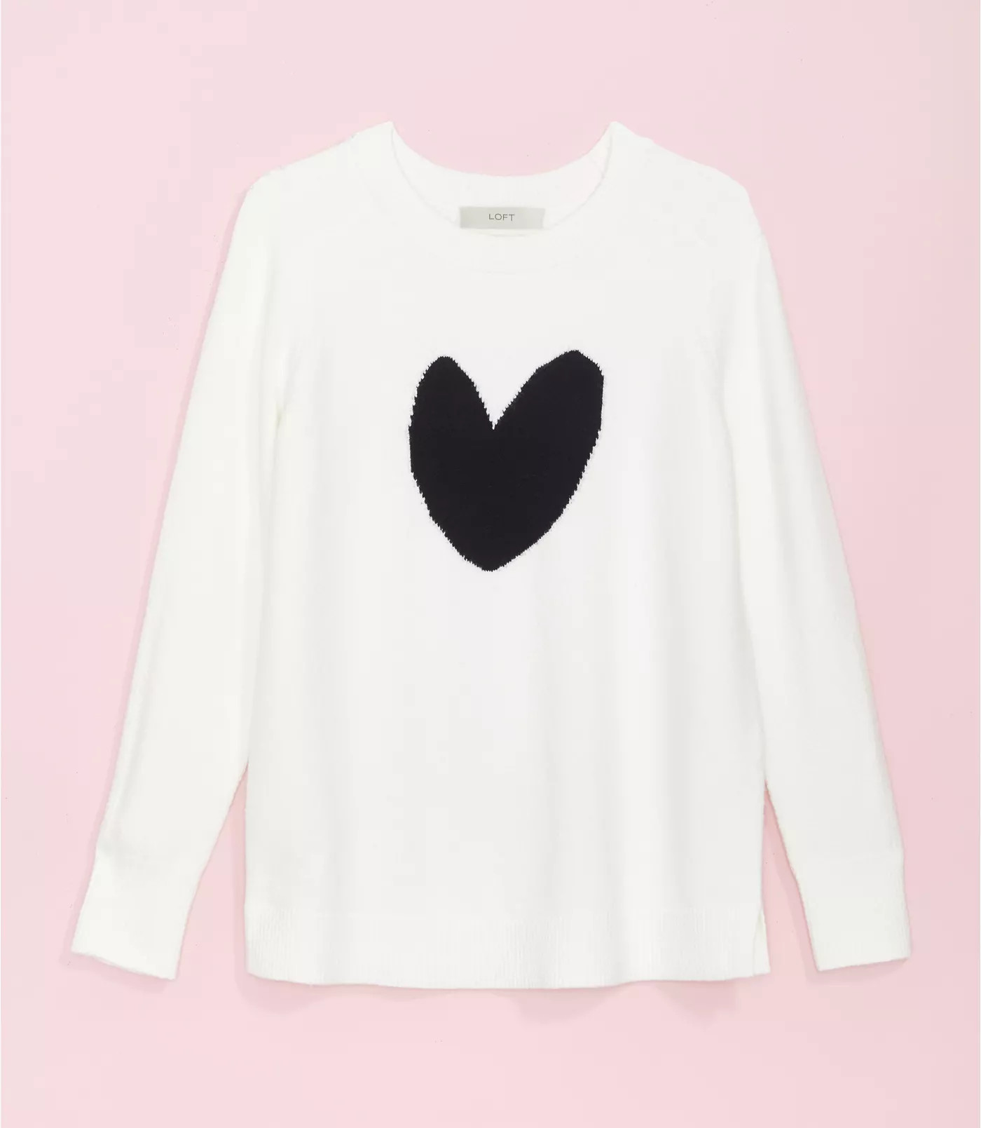 Maternity Heart Sweater | LOFT | LOFT