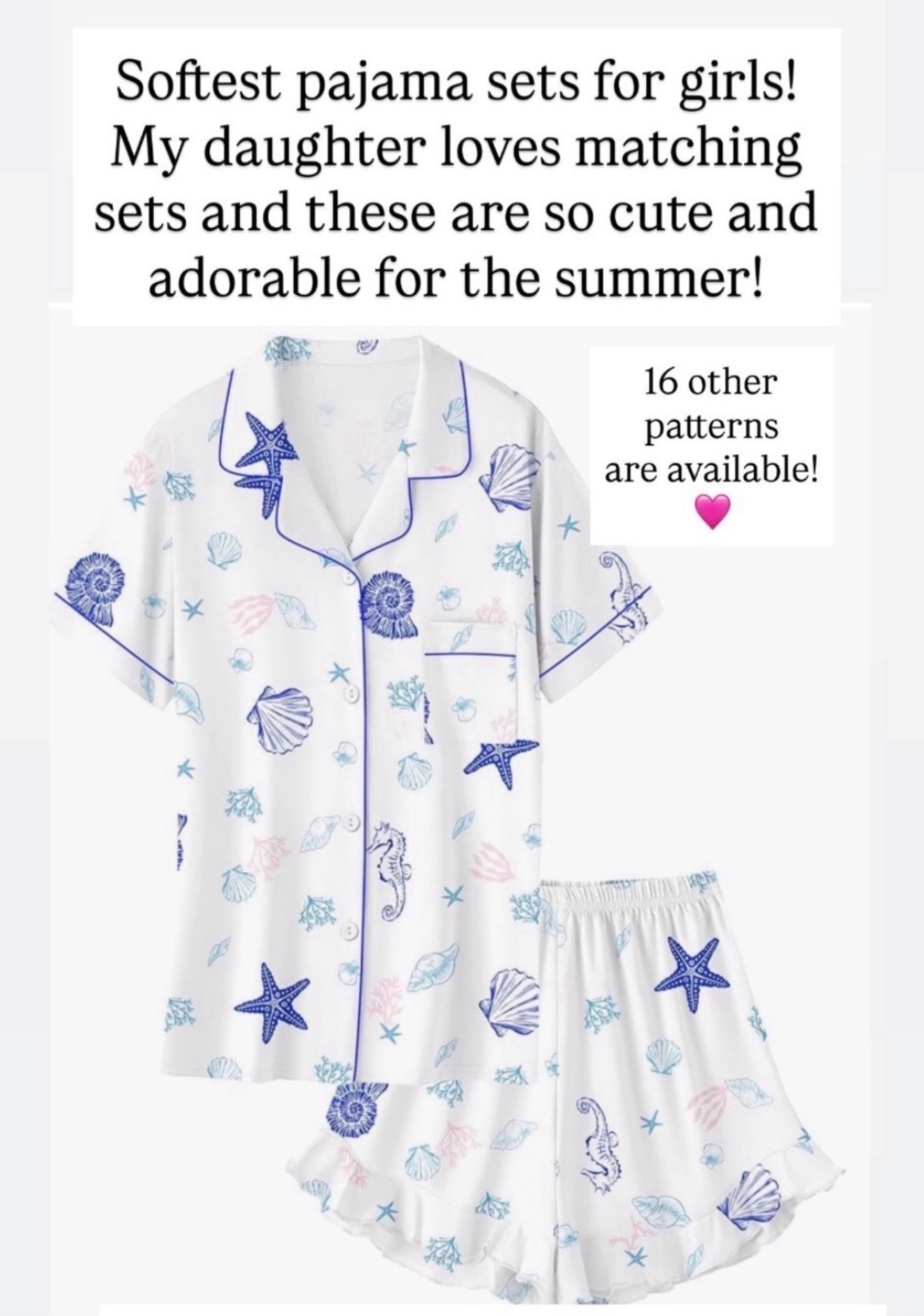 My favorite summer pajamas for my daughter 🩷

#LTKKids