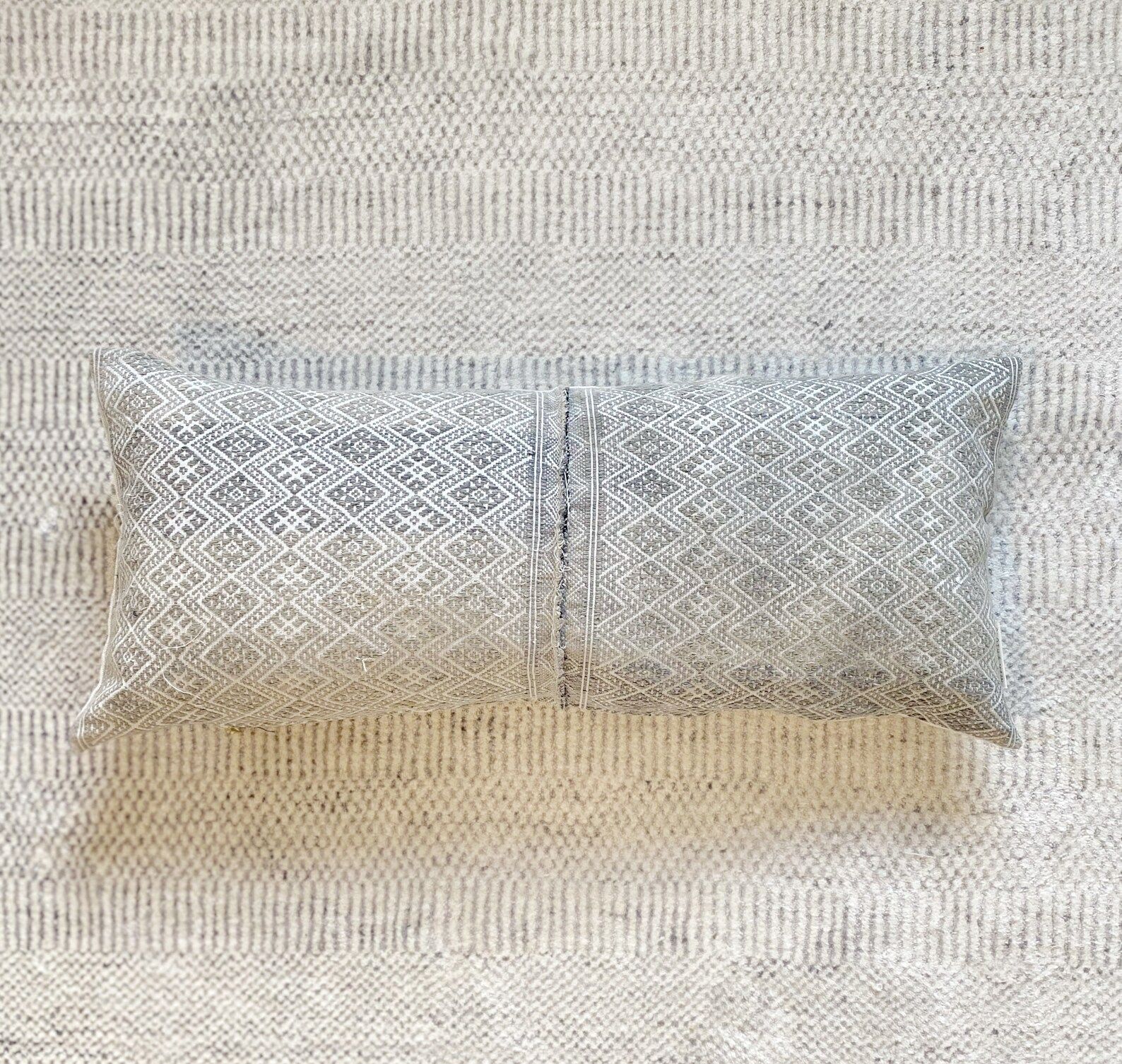 12x27 Vintage Embroidered Lumbar Pillow Case Designer Textile | Etsy | Etsy (CAD)