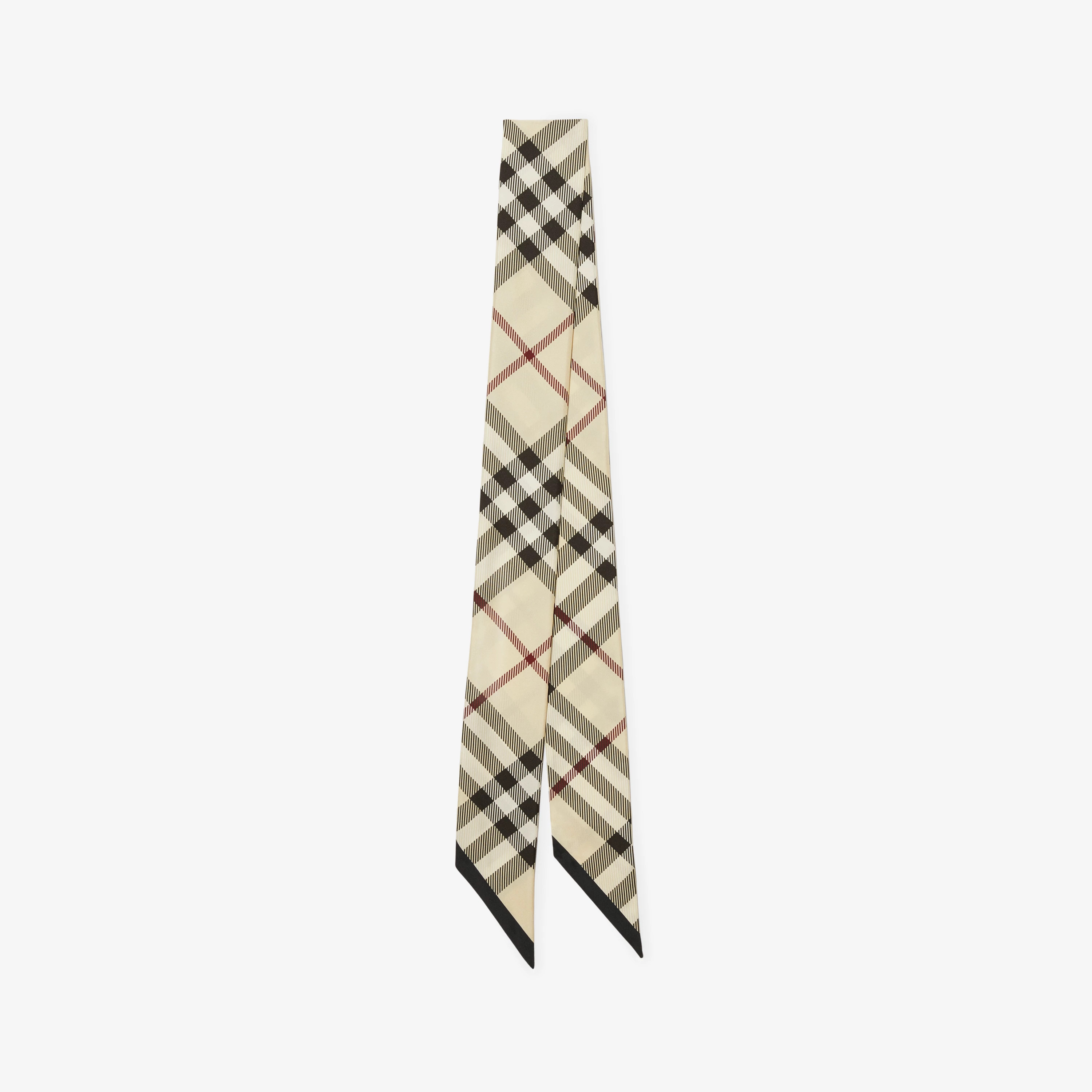 Skinny Check Silk Scarf | Burberry (US)