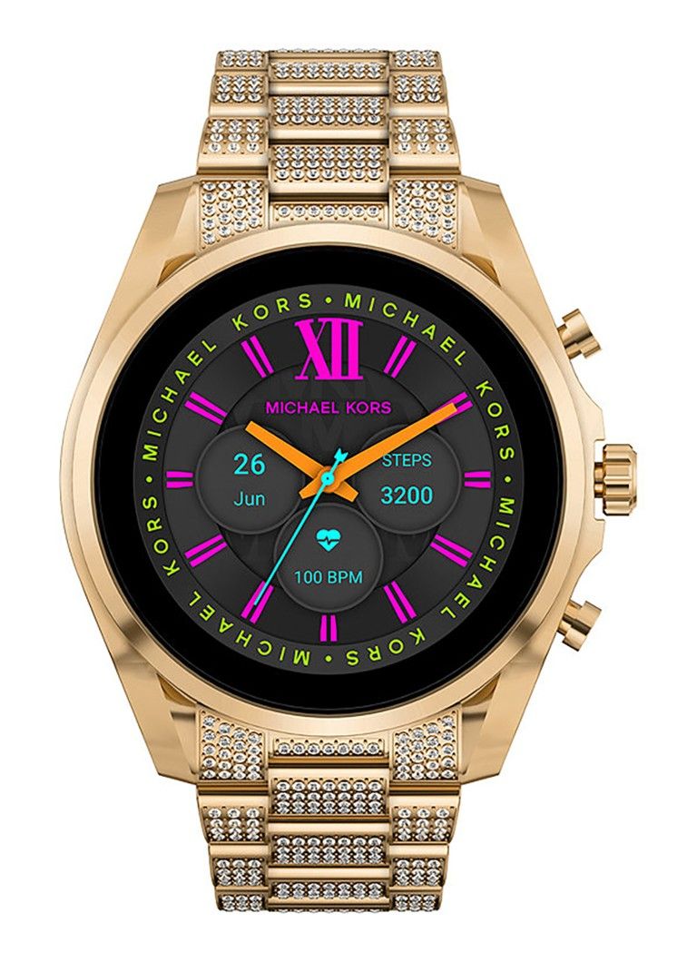 Michael Kors Gen 6 Bradshaw smartwatch MKT5136 • Goud • de Bijenkorf | De Bijenkorf (NL)