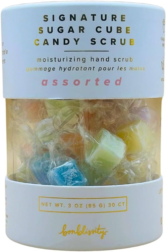 Bonblissity Sweet+Single Candy Sugar Scrub, Assorted, 30 Pcs - Exfoliating, Skin, Hands, Feet, Na... | Amazon (US)