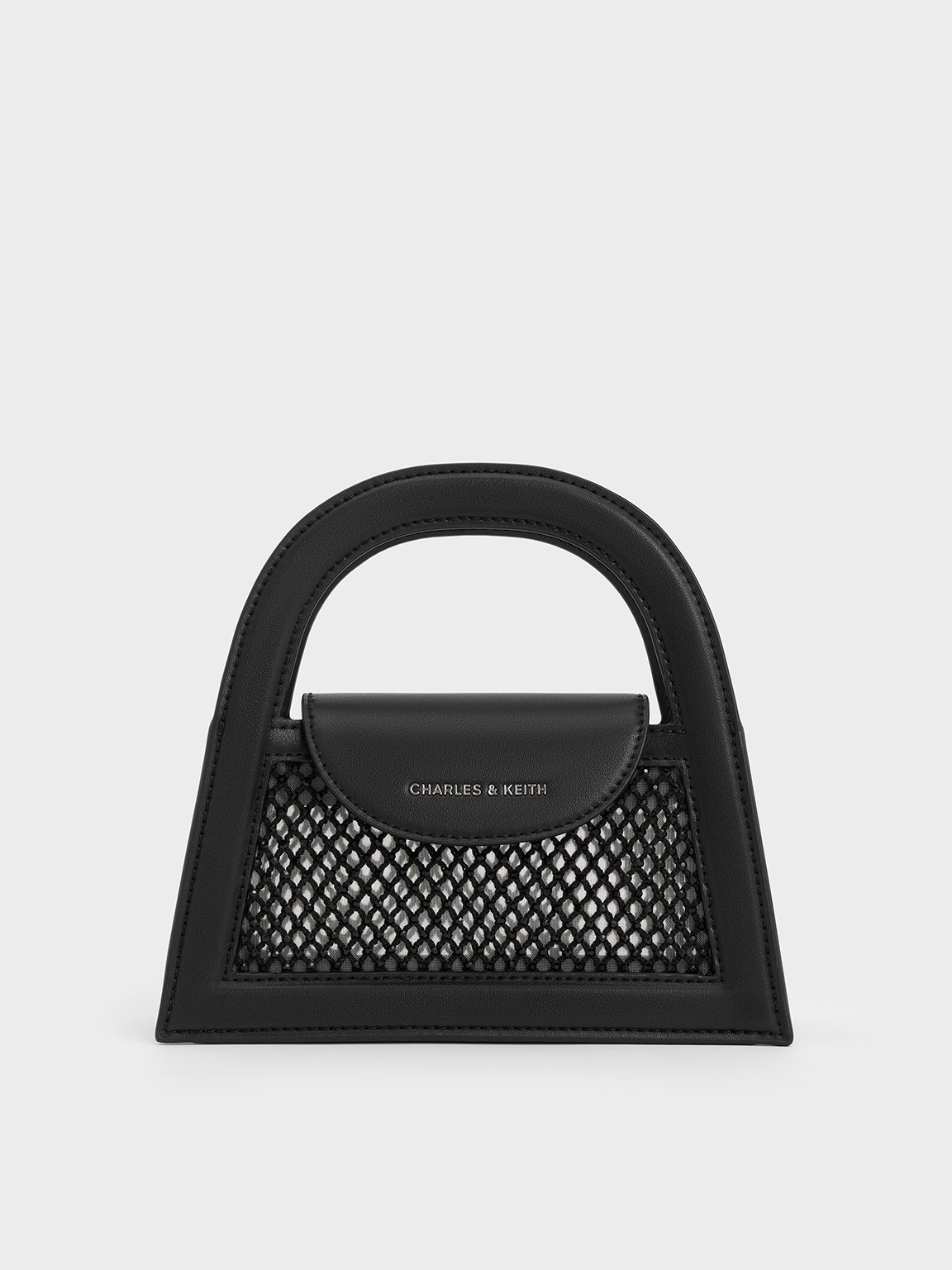 Este Crystal-Embellished Trapeze Bag | Charles & Keith US