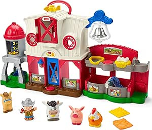Fisher-Price Little People Toddler Learning Toy Caring for Animals Farm Interactive Playset with ... | Amazon (US)
