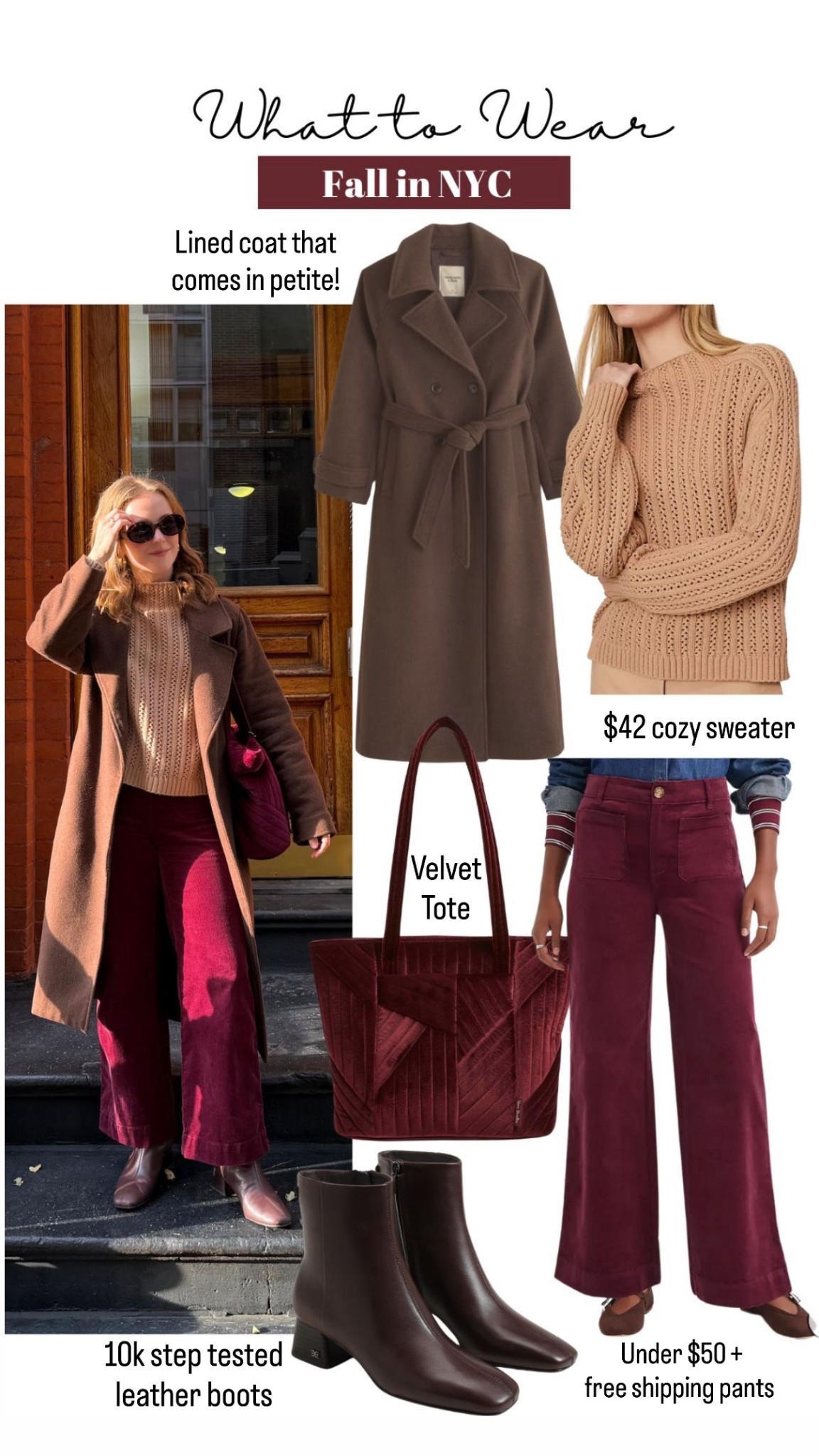 Comfy petite friendly outfit of the day in NYC
Xs petite open knit sweater under $45
Under $40 brushed pants. Free shipping 0p (I’m 5ft 2 117 lbs)
Lined coat that comes in petite. Wearing xs petite
7 leather boots 10k step tested. Size up 1/2 to wear with thick socks 

#LTKPetite #LTKootd #LTKSaleAlert